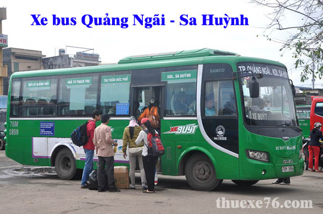 Tuyến xe bus Quảng Ngãi đi Sa Huỳnh