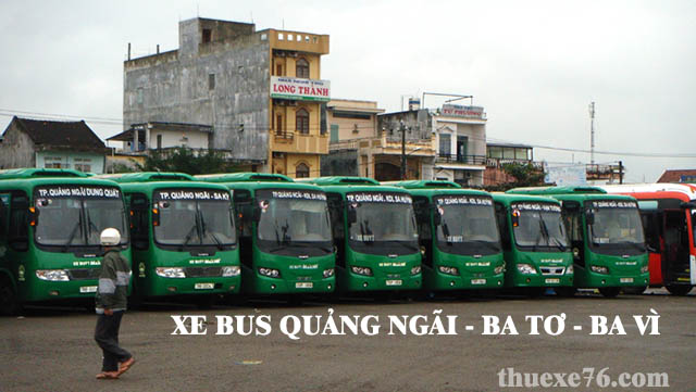 Xe bus Quảng Ngãi đi Ba Tơ, Ba Vì
