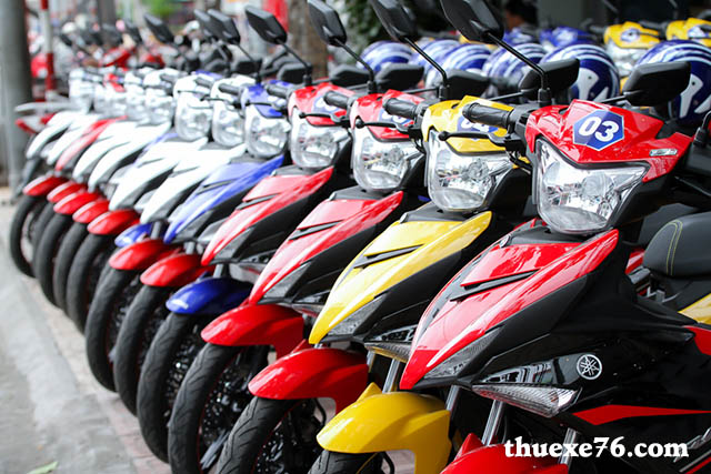 Thuê xe máy tại Quảng Ngãi giá rẻ
