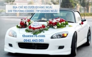 Địa chỉ thuê xe cưới tại Quảng Ngãi