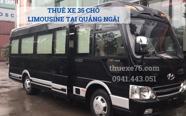 Thuê xe 35 chỗ Limousine tại Quảng Ngãi