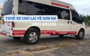 THUÊ XE CHU LAI VỀ SƠN HÀ