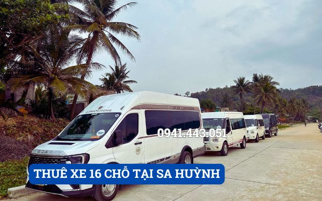 THUÊ XE 16 CHỖ TẠI SA HUỲNH