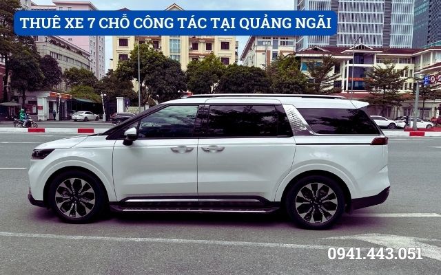 THUÊ XE 7 CHỖ CÔNG TÁC TẠI QUẢNG NGÃI