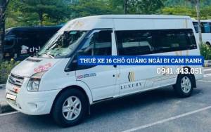 THUÊ XE 16 CHỖ QUẢNG NGÃI ĐI CAM RANH