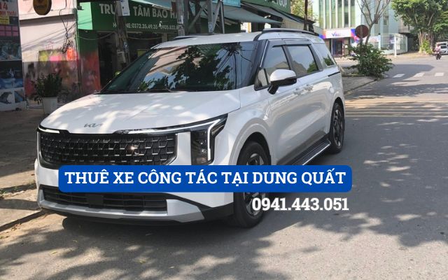 THUÊ XE CÔNG TÁC TẠI DUNG QUẤT