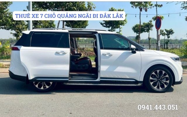 THUÊ XE 7 CHỖ QUẢNG NGÃI ĐI ĐẮK LẮK