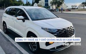 CÔNG TY THUÊ XE 7 CHỖ QUẢNG NGÃI ĐI CAM RANH