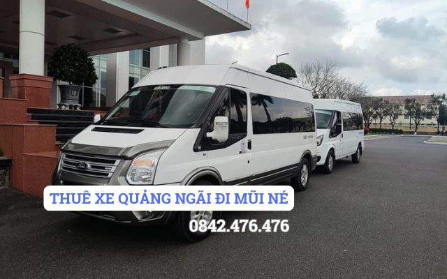 THUÊ XE QUẢNG NGÃI ĐI MŨI NÉ